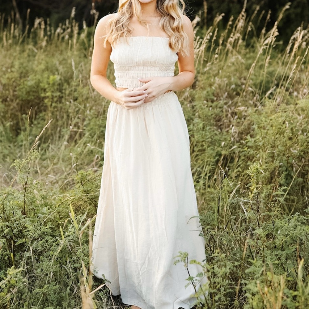 Beige matching set